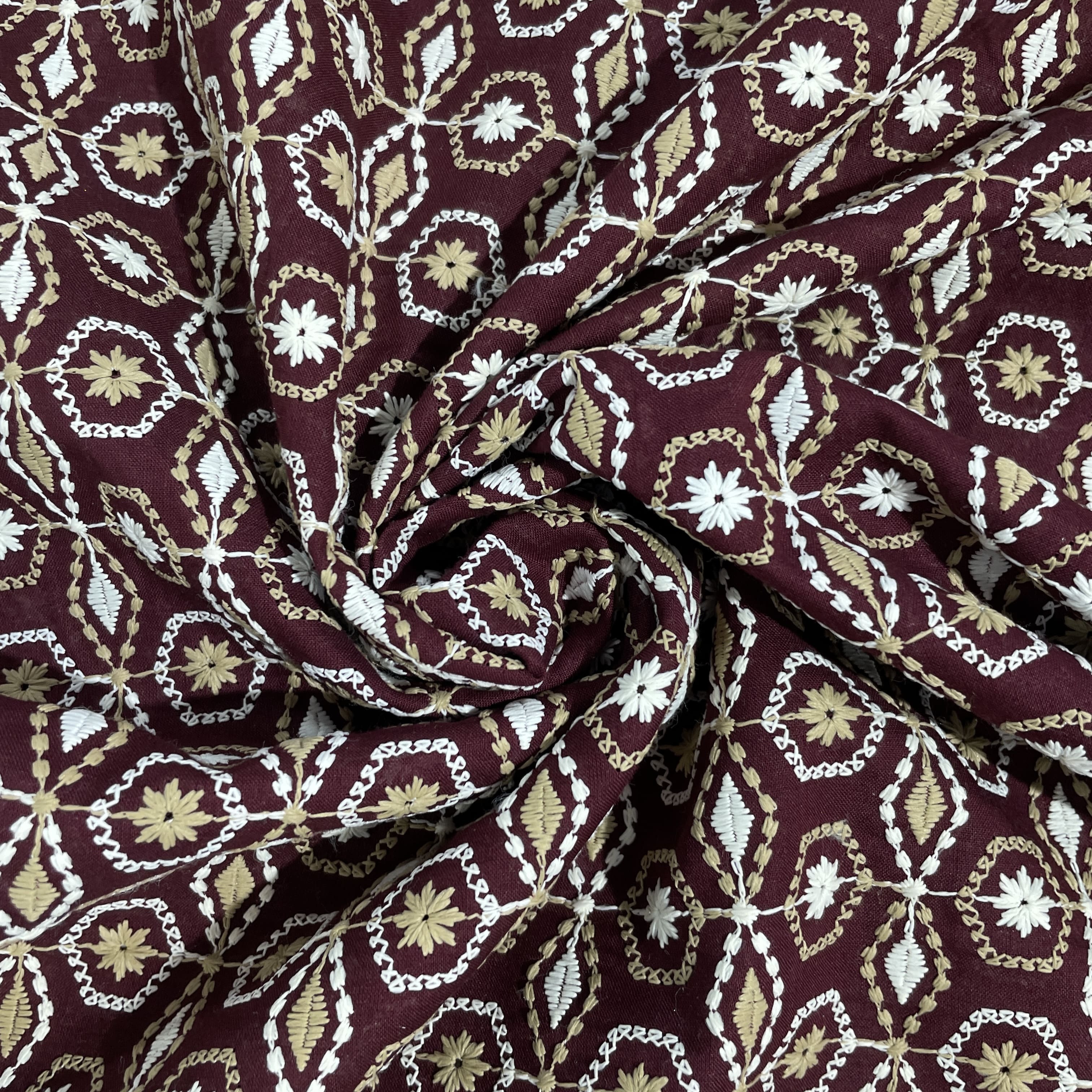PC Cotton Embroidery Digital Prints